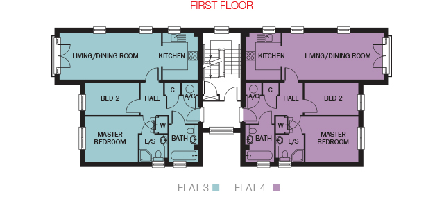 Station Court Ground Floor Floorplans