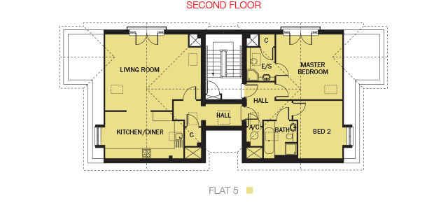 Station Court Ground Floor Floorplans